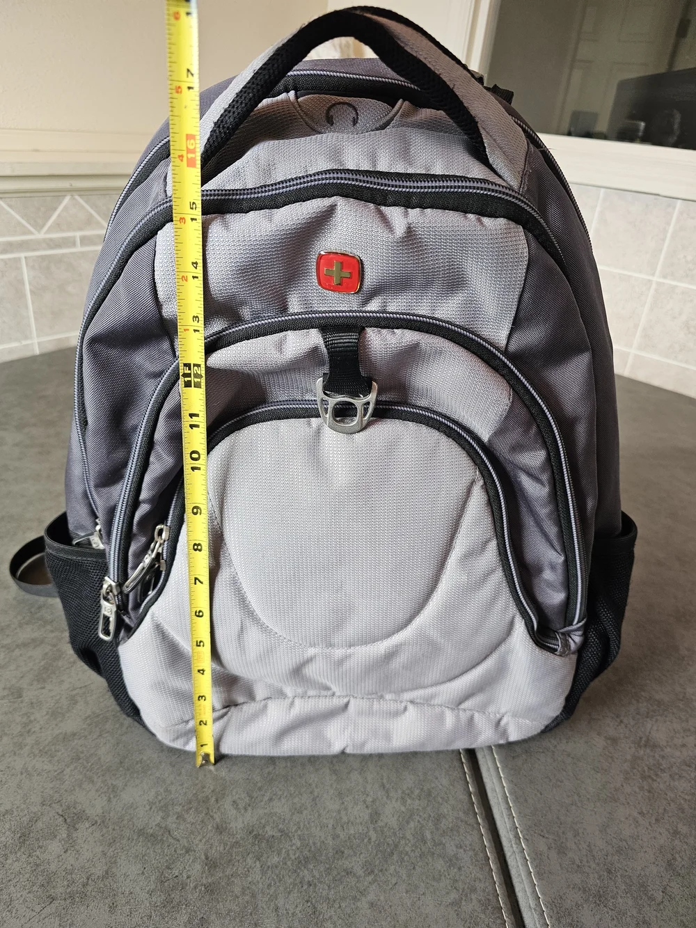SwissGear Gray Travel Backpack - Durable Men’s Bag